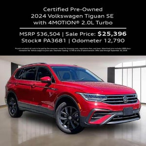 2024 Volkswagen Tiguan SE with 4MOTION® 2.0L Turbo